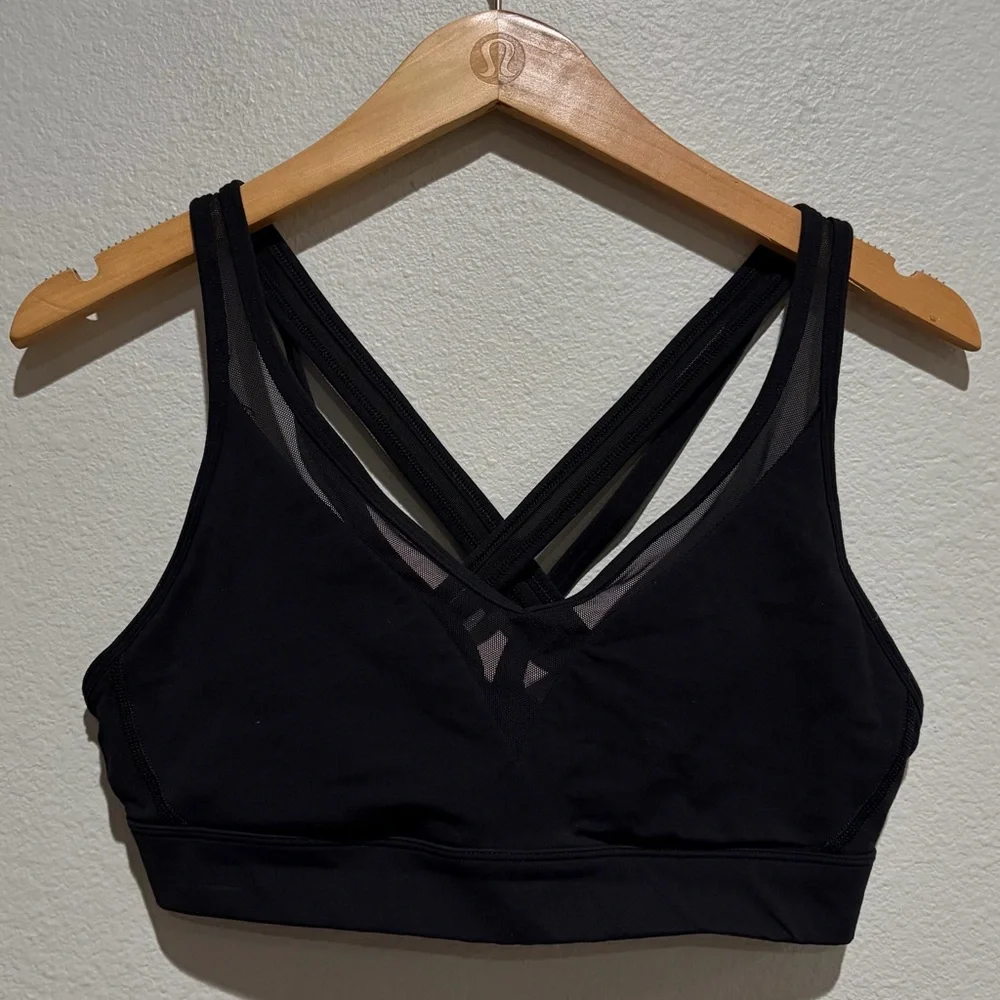 Lululemon Minimalist Bra Black SZ 8 - Picture 4 of 9